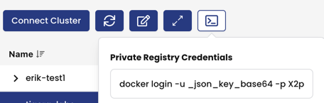 registry credentials